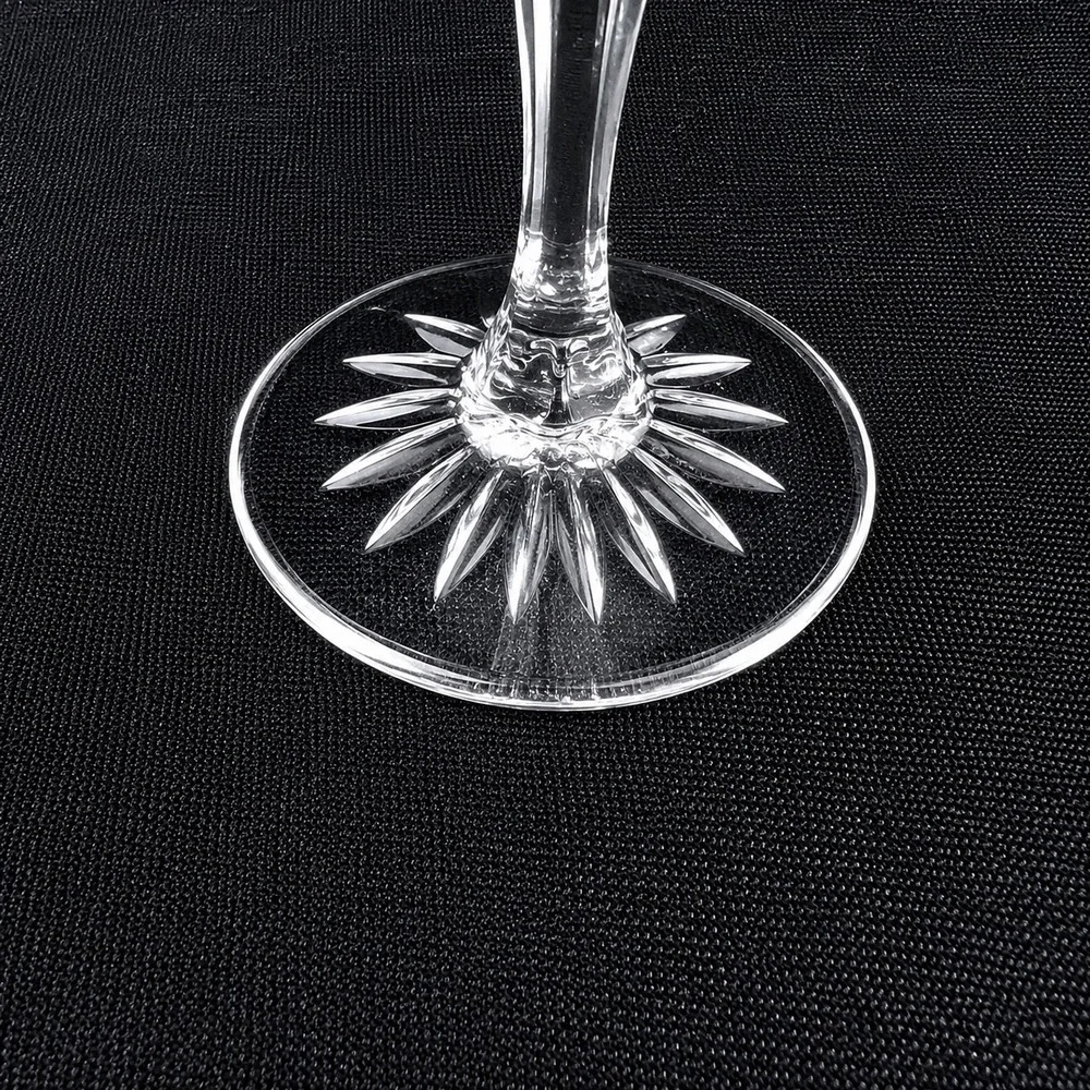 Cristal dArques-Durand Classic Water Goblets Set‎ of 3 Crystal Glass 8 1/8 Inch